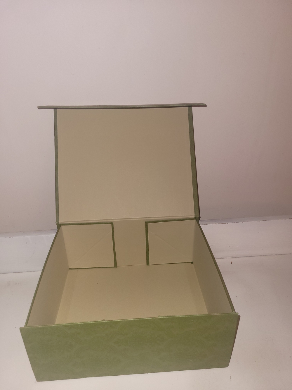Gucci Olive Green Foldable Storage Box with Lid